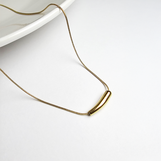 The Luxe Minimalist Teardrop Necklace - Aagrah Jewels™