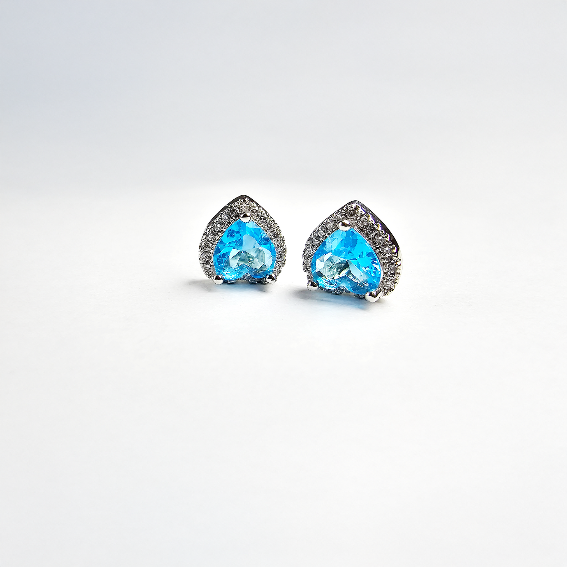 The Enchanted Azure Blue Heart Jewellery Set - Aagrah Jewels™