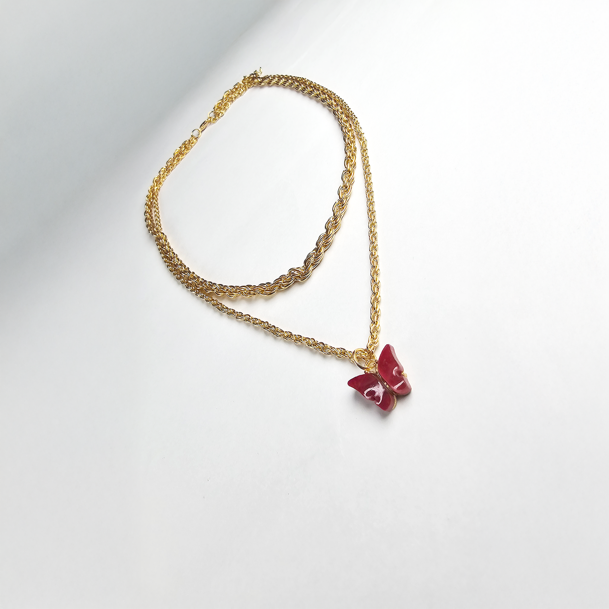 The Scarlet Butterfly Pendant - Aagrah Jewels™