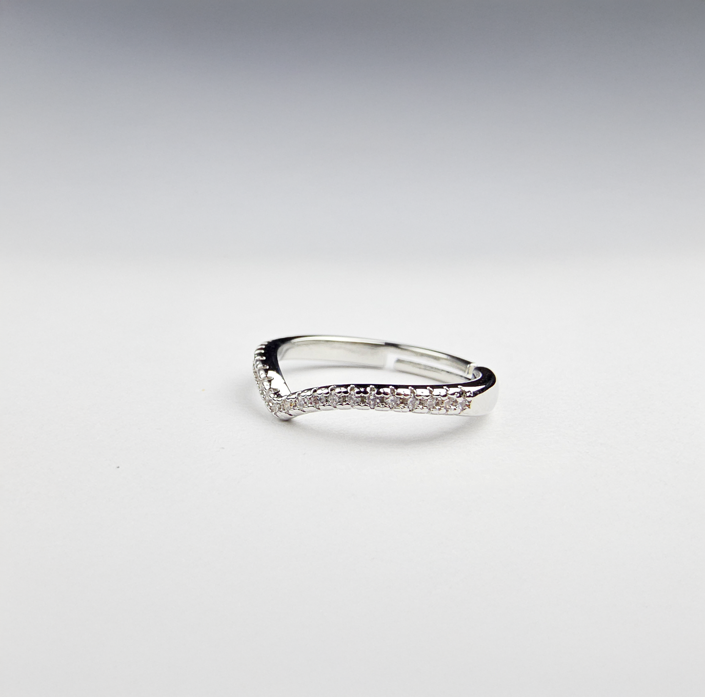 Celeste V-Shaped Korean Ring - Aagrah Jewels™