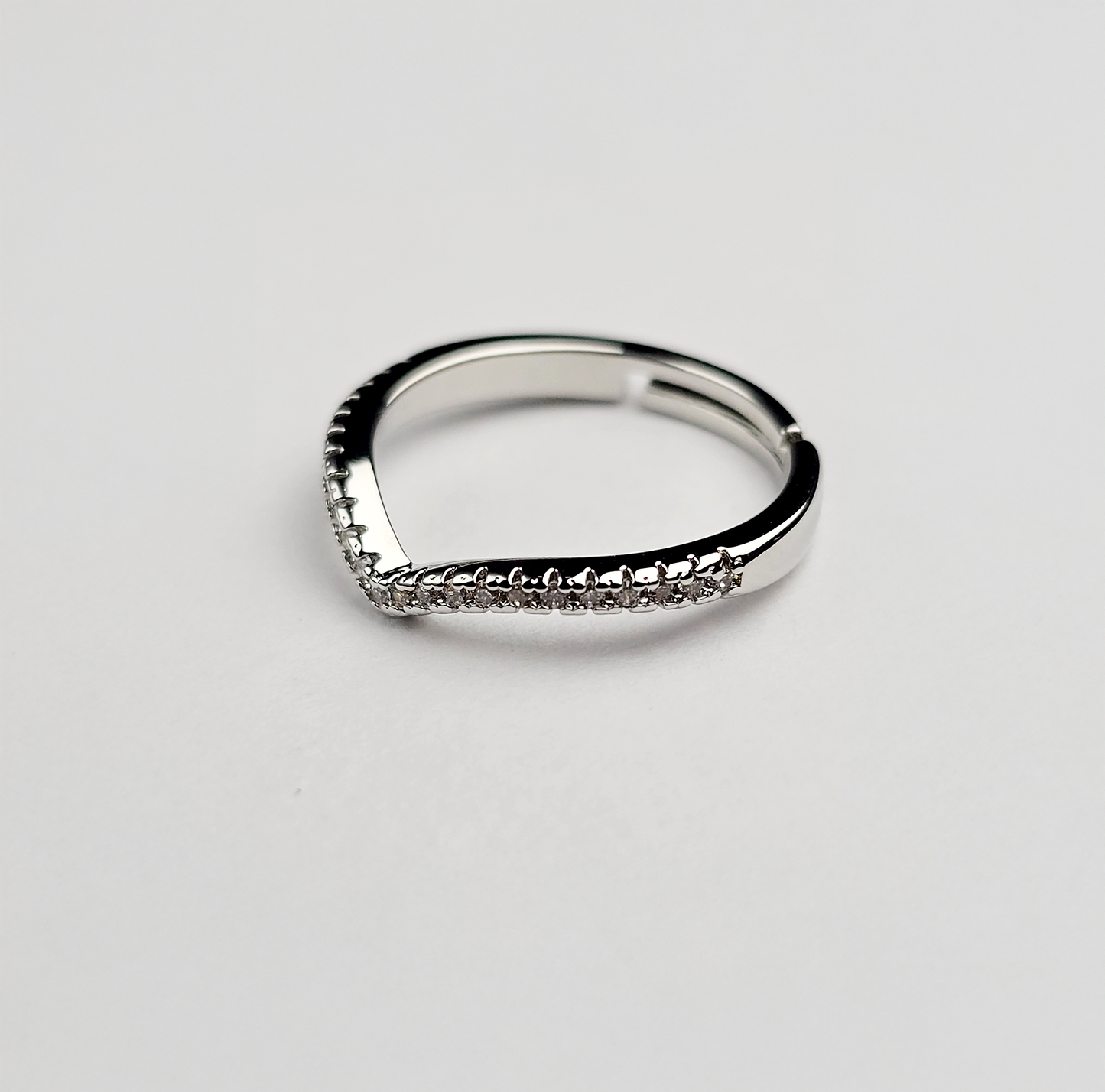 Celeste V-Shaped Korean Ring - Aagrah Jewels™