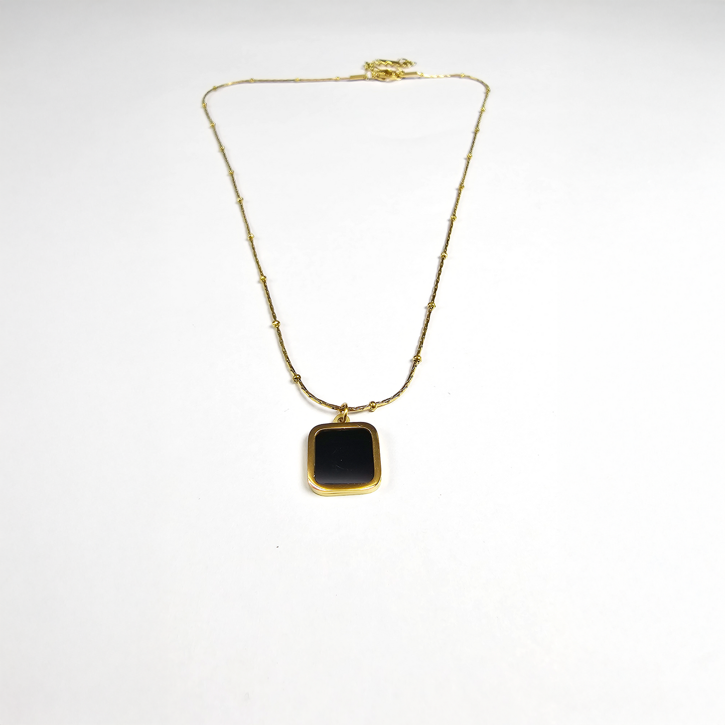 The Noir Luxe Geometric Pendant - Aagrah Jewels™