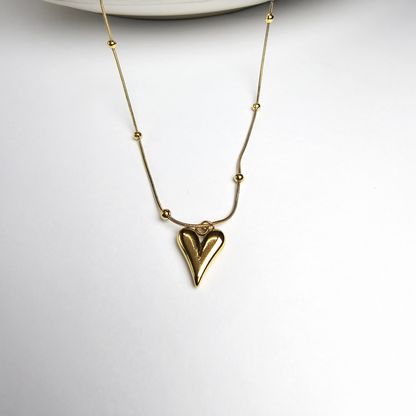 The Timeless Heart Stainless Steel Pendant - Aagrah Jewels™